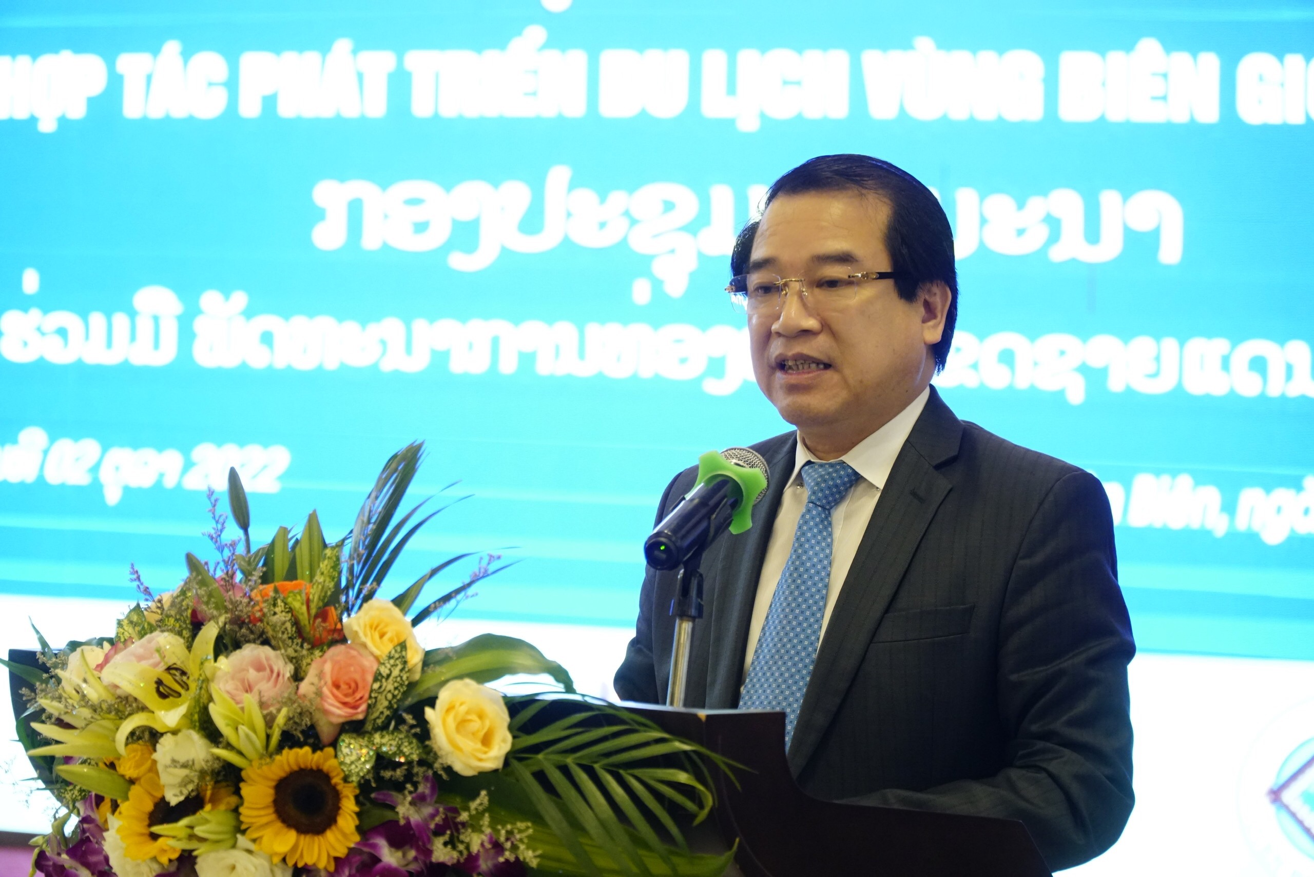 Phó Tổng cục trưởng TCDL Hà Văn Siêu phát biểu